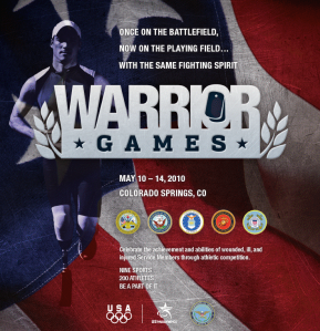2010 Warrior Games poster